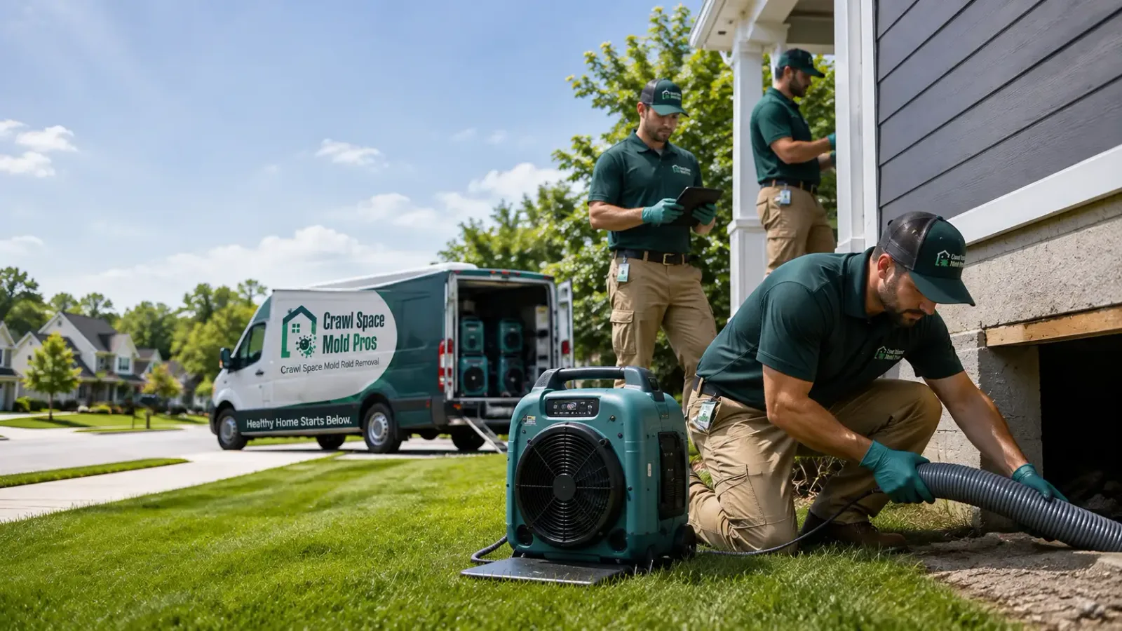 Crawl Space Mold Removal in Onondaga, MI